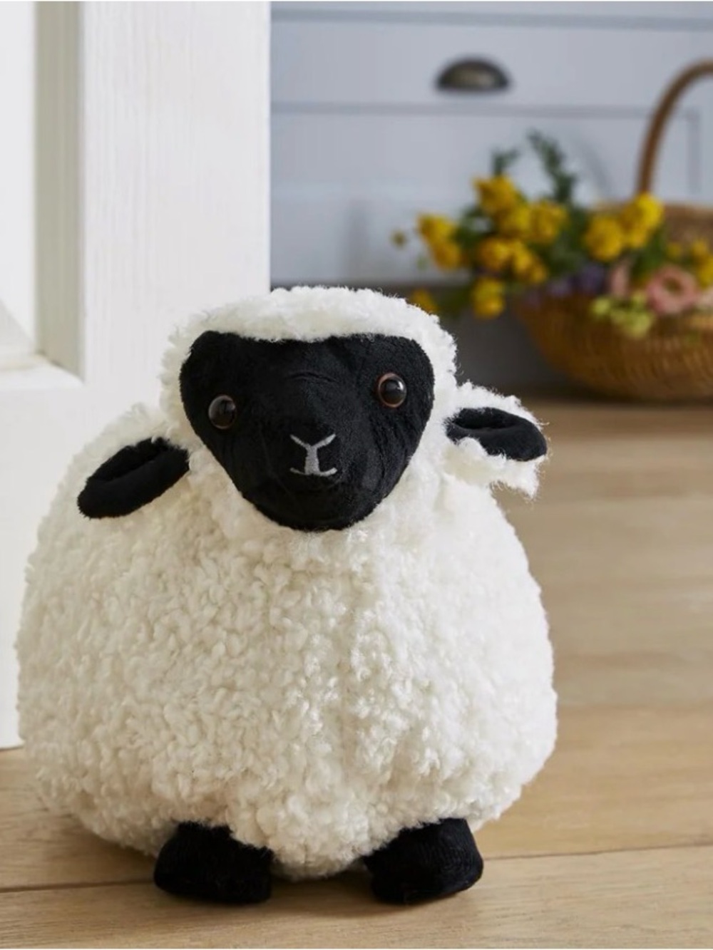 Sheep Doorstop Finbar From Ireland! Adorable! Weighted! New! Ulster Weavers